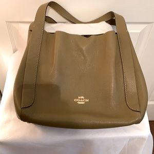 Coach soft pebble leather handbag